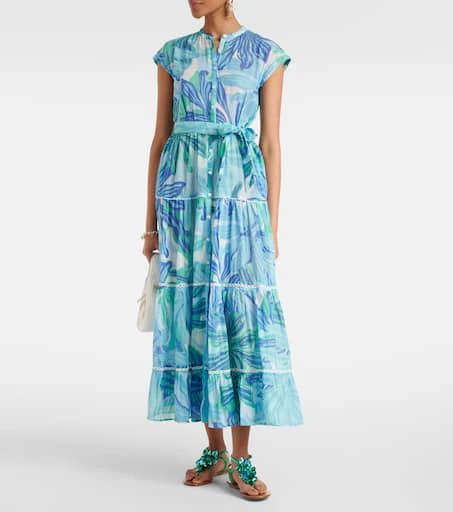 Poupette St Barth Kora printed cotton gauze maxi dress 2