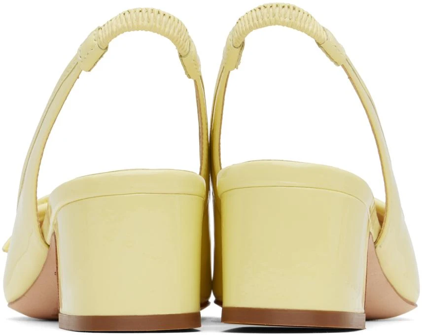 Sandy Liang Yellow Slingback 45 Heels 2