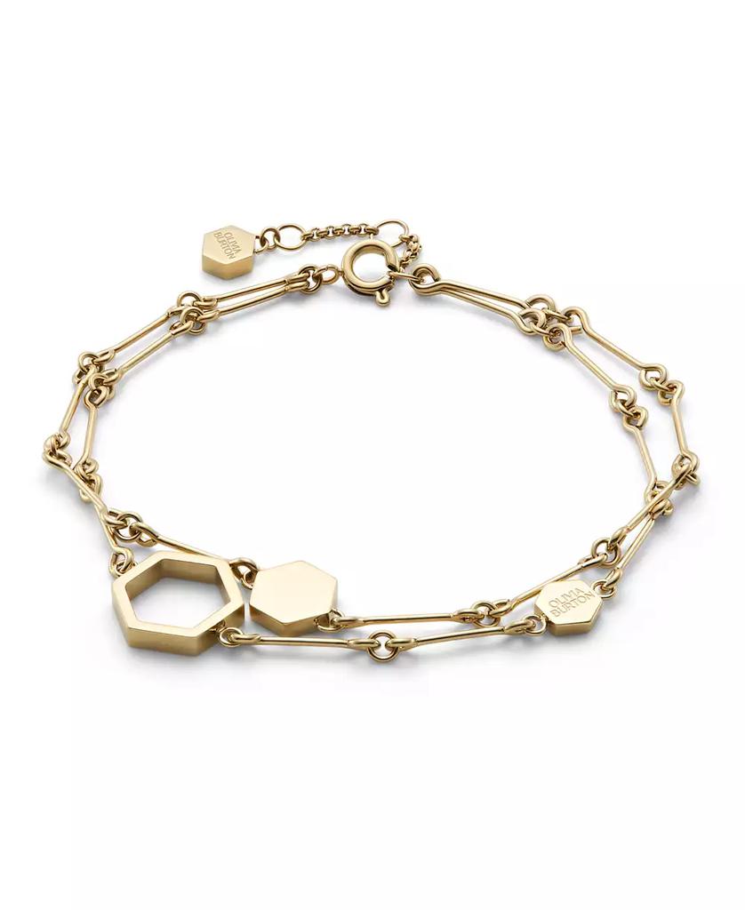 Olivia Burton Honeycomb Classic Gold Tone Bracelet