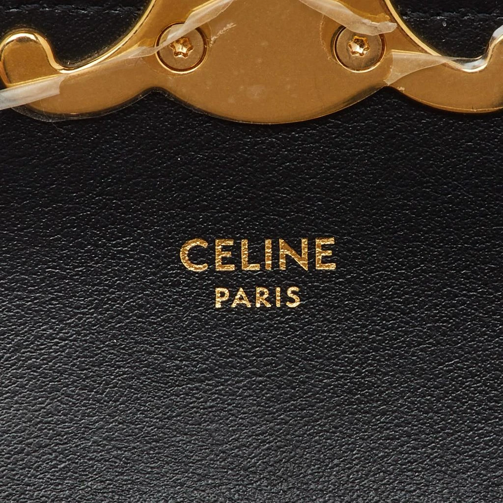 Celine Celine Black Leather Mini Triomphe Shoulder Bag 8
