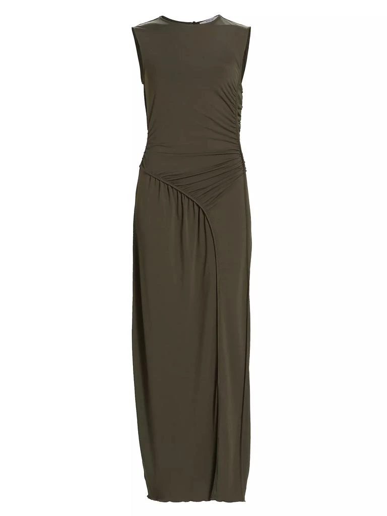 Derek Lam Kimberly Ruched Sleeveless Maxi Dress 1