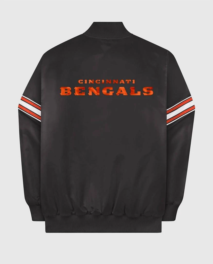 Starter Starter - Men's Cincinnati Bengals Satin Full-snap Starter Jacket 2