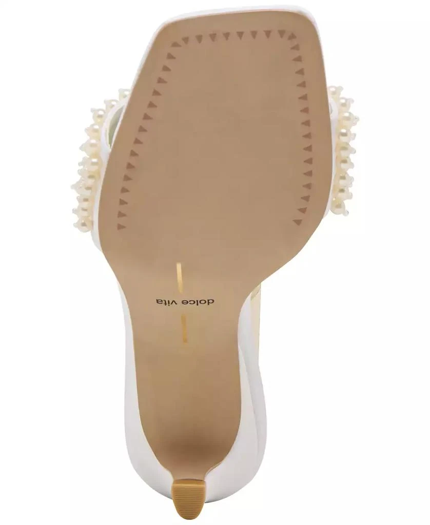 Dolce Vita Women's Rexa Pearl Slide Dress Sandals 5