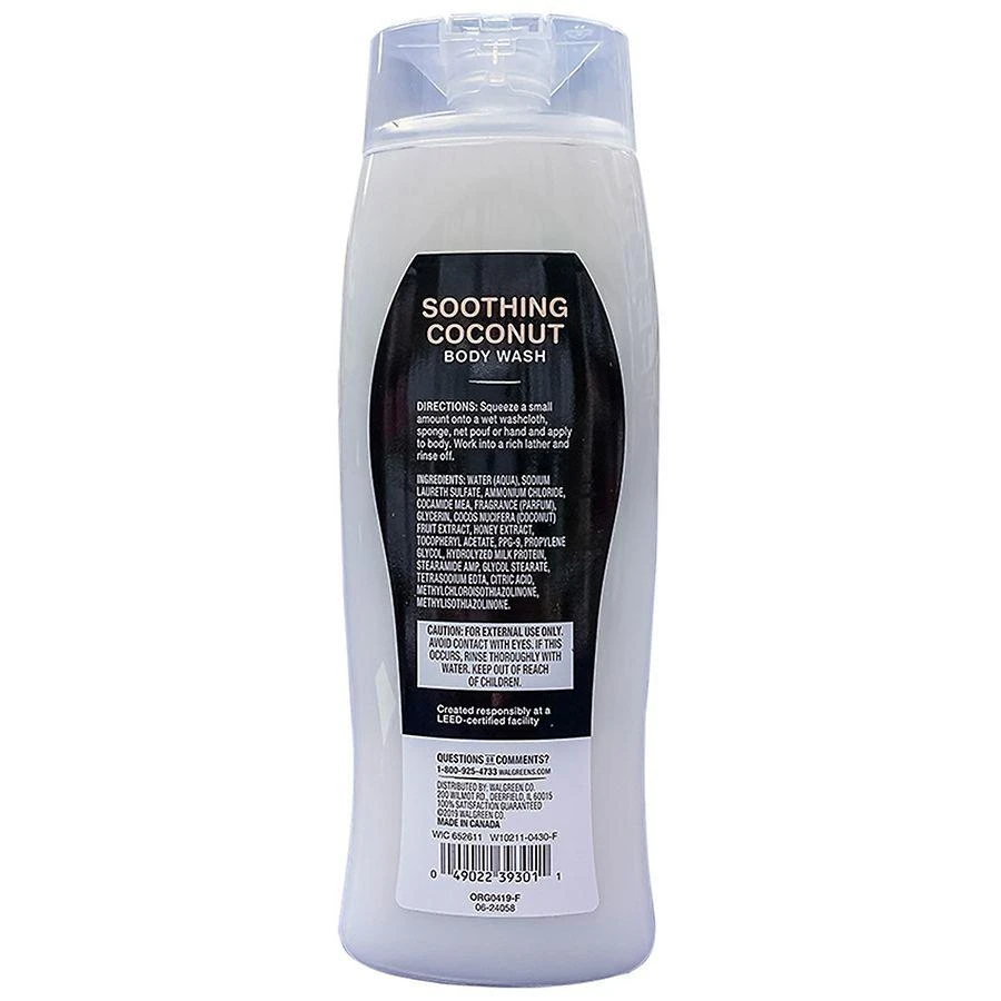 Walgreens Soothing Coconut Body Wash 3