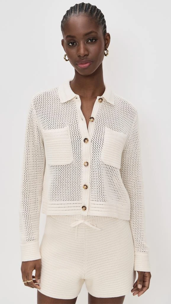 La Ligne Cropped Crochet Jane Jacket 1