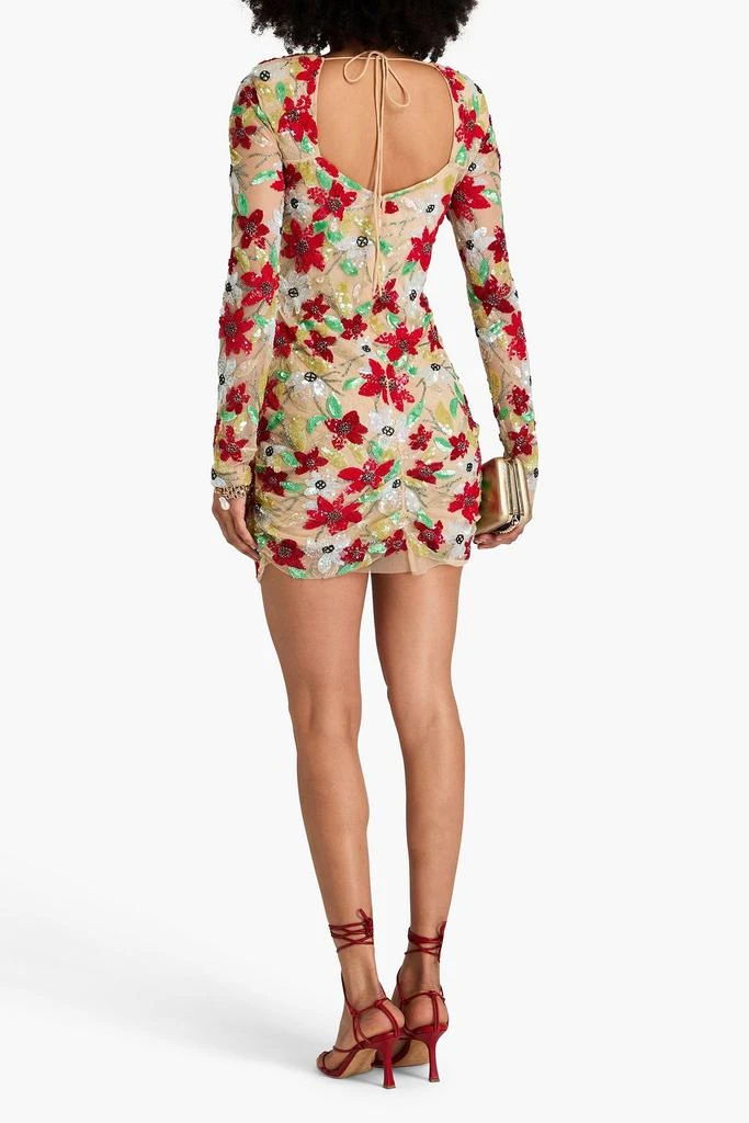 RACHEL GILBERT Thea embellished tulle min dress 3