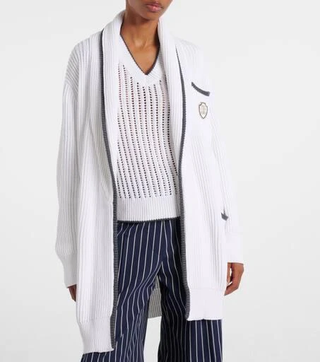 Brunello Cucinelli Ribbed-knit cotton cardigan 6