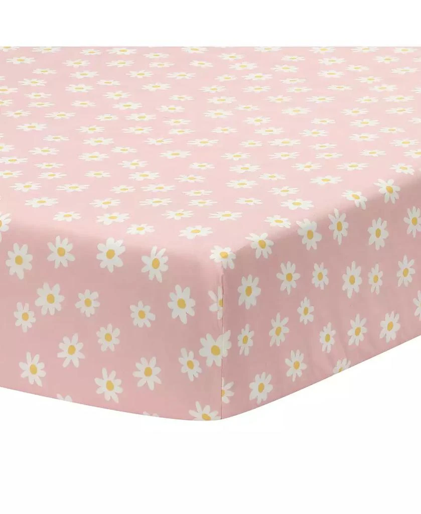 Lambs
Ivy Daisy Dreams Breathable 100% Cotton Baby Fitted Crib/Toddler Sheet