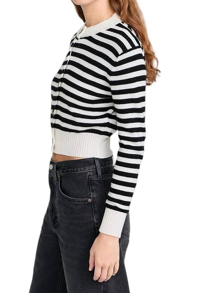 Ciao Lucia Filipa Cardigan In Stripe