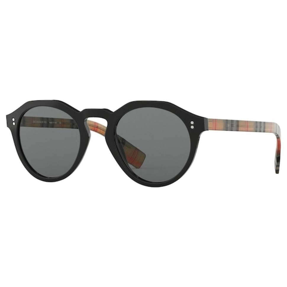 Burberry Burberry Men's Black Round Sunglasses