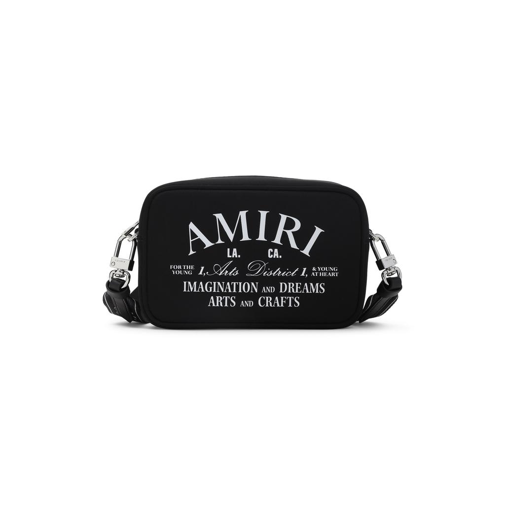 AMIRI Amiri Logo-Printed Zipped Shoulder Bag - Shoulder Bags