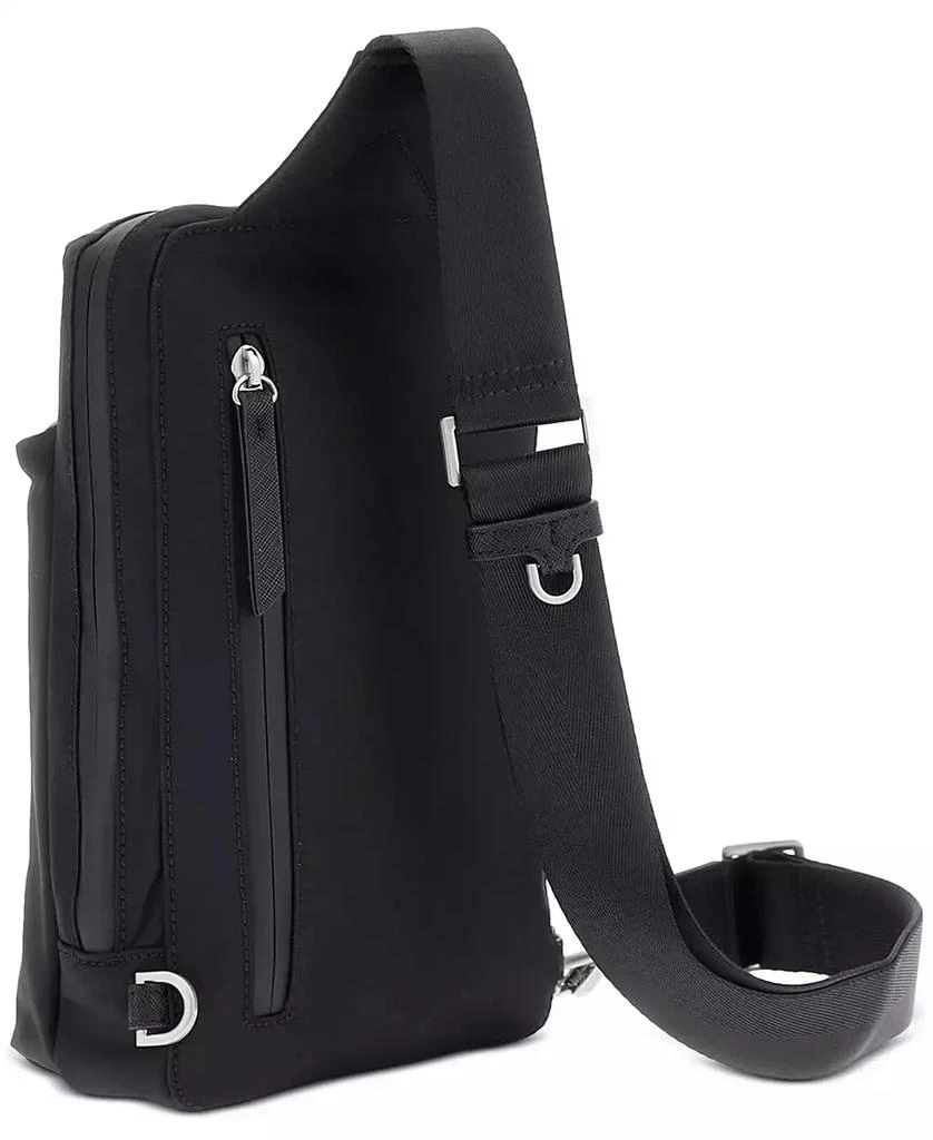 GUESS Men's Crossover Zip Logo Sling Bag 4