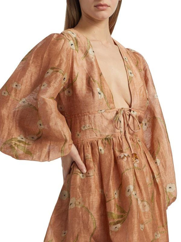 Zimmermann Illuminate Printed Minidress 4