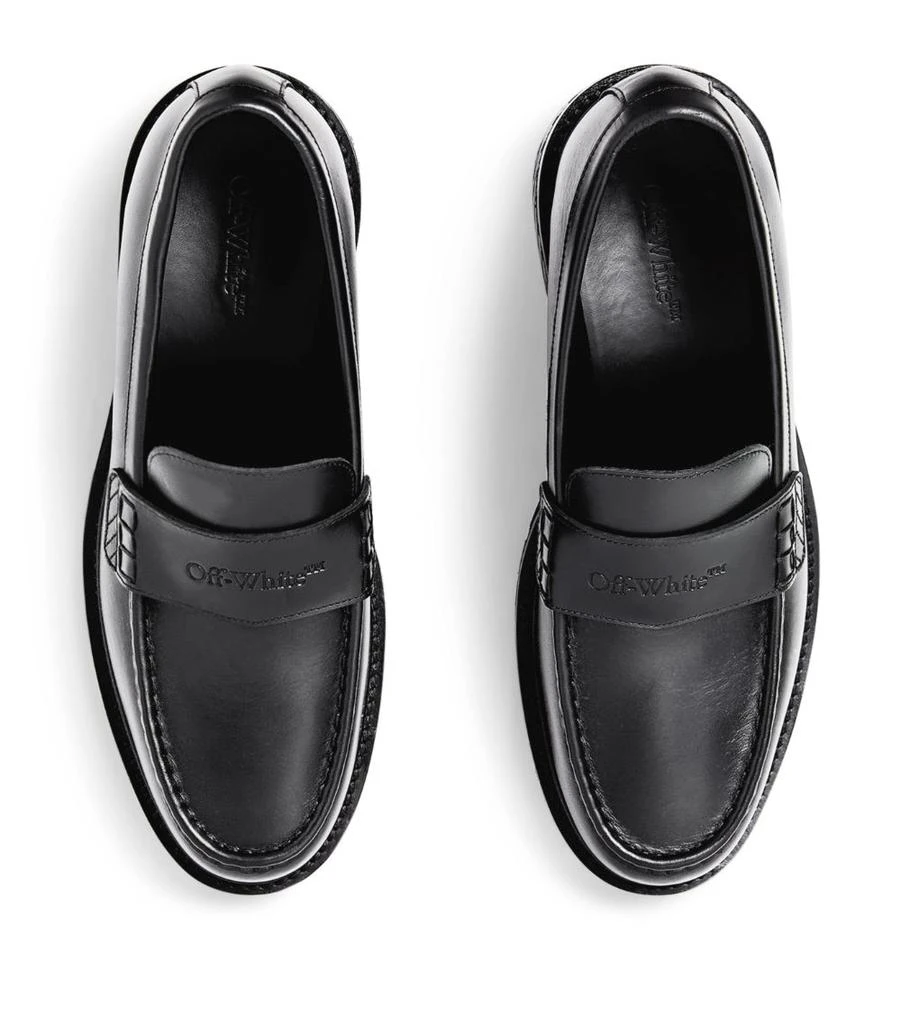 Off-White Leather Military Loafers 2