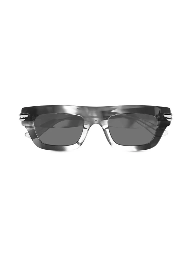 Bottega Veneta Bold Ribbon BV1321S 50MM Rectangular Sunglasses 2