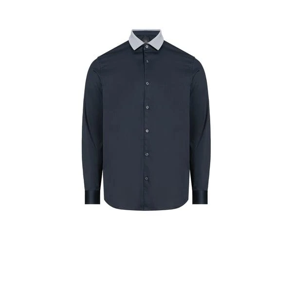 Armani Exchange Shirt with striped collar 1