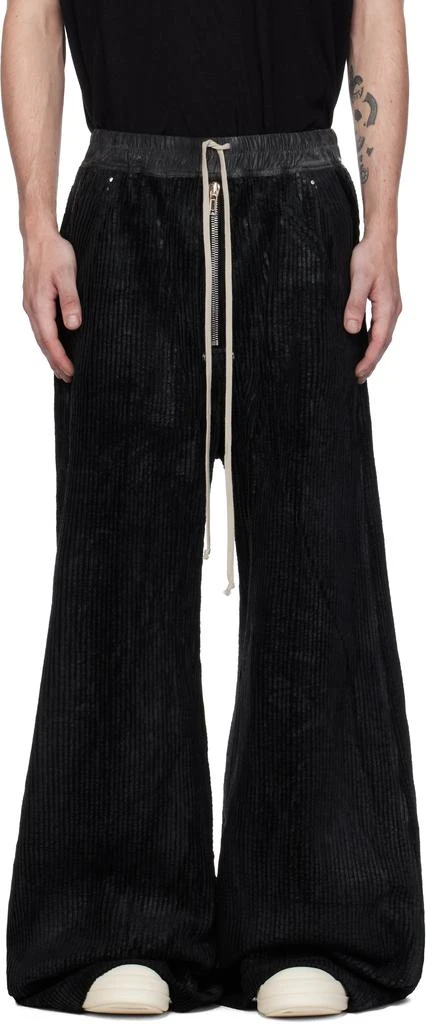 Rick Owens Black Porterville Geth Belas Trousers 1