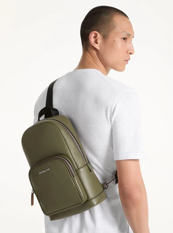 Michael Kors Cooper Pebbled Leather Sling Pack 4