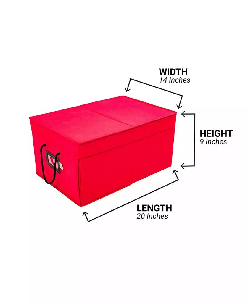 Santa's Bag Christmas Ornament Storage Box with Drawers 3