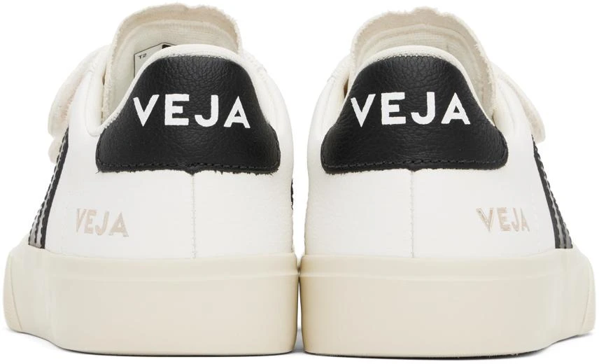 Veja White & Black Recife ChromeFree Leather Sneakers 2