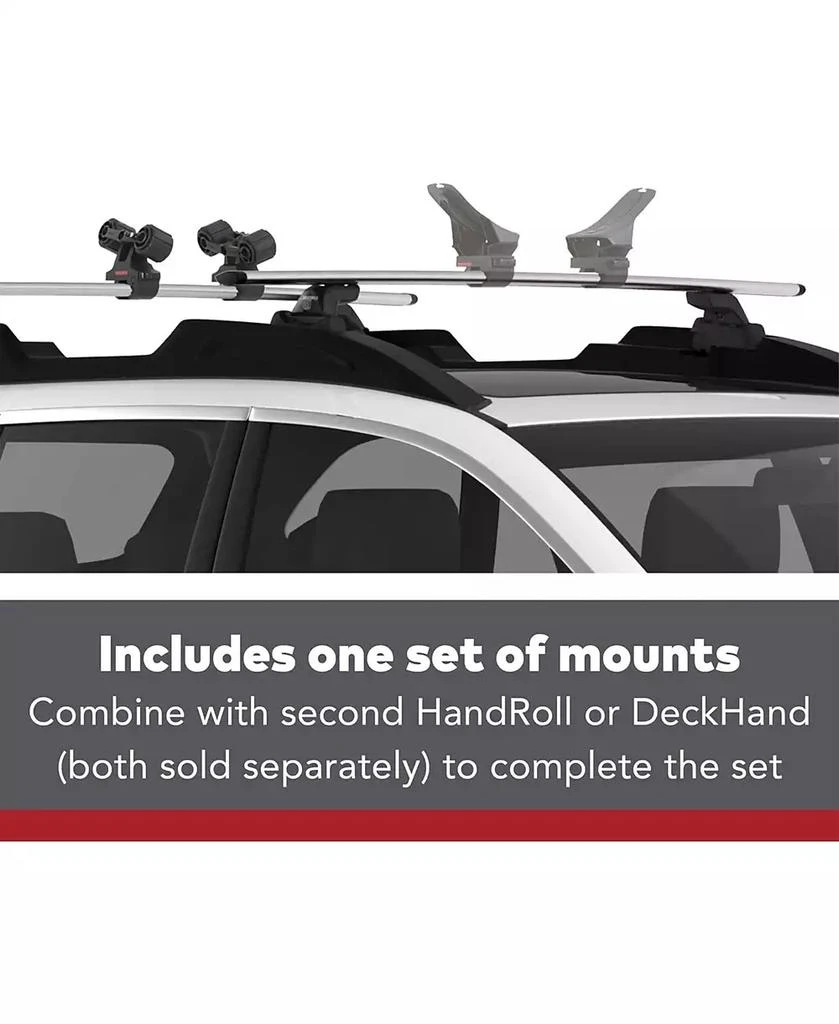 Yakima HandRoll Rooftop Mounted Kayak Rack for Vehicles, Set of 2 Kayak ...