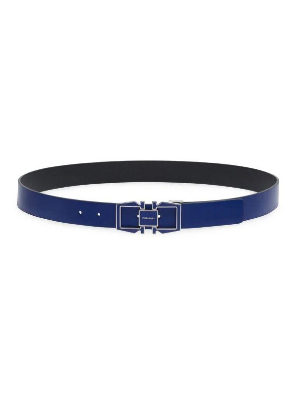 Salvatore Ferragamo Adjustable Cut-to-Size Leather Belt 1