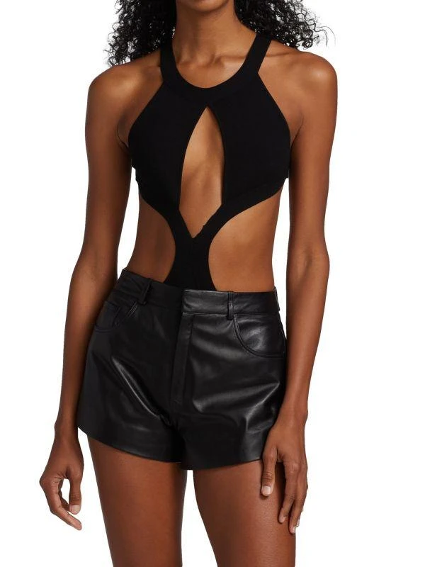 Zeynep Arçay Knit Cut-Out Bodysuit 1