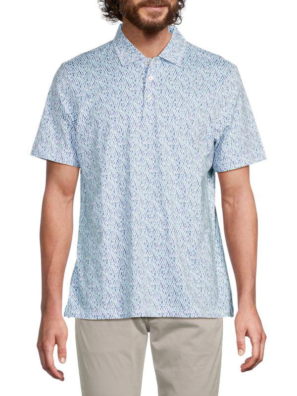 BUGATCHI Micro Print Polo