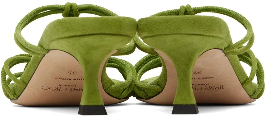 Jimmy Choo Green Jemma 50 Mules 2