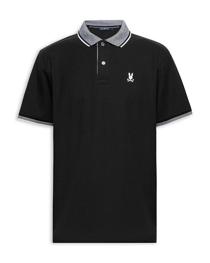 Psycho Bunny Evandale Regular Fit Oxford Collar Pique Polo 7