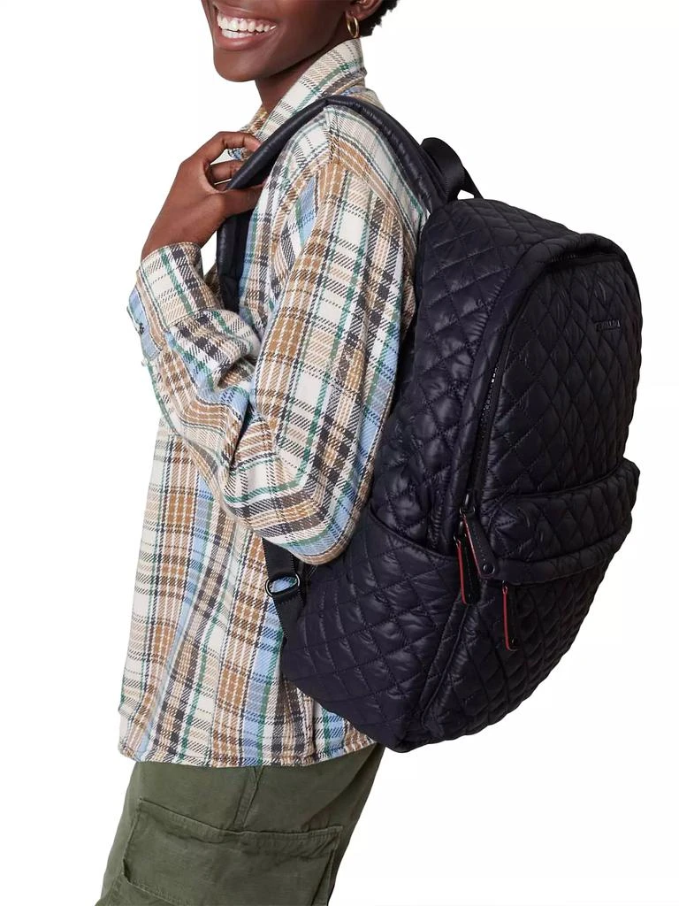 MZ Wallace Metro Quilted Nylon Backpack Deluxe 5