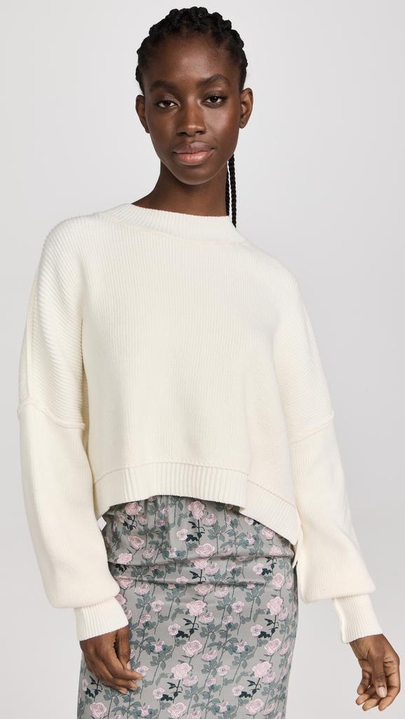 Free People Easy Street Crop Pullover Sweater