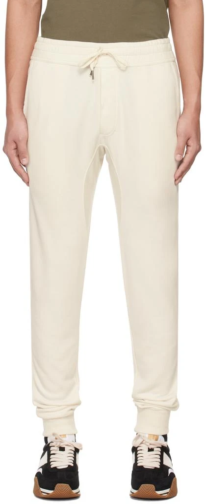 Tom Ford Off-White Lightweight Sweatpants 1