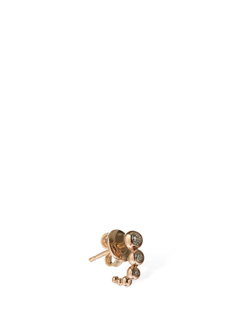 Dodo Bollicine 9kt & Diamond Mono Earring