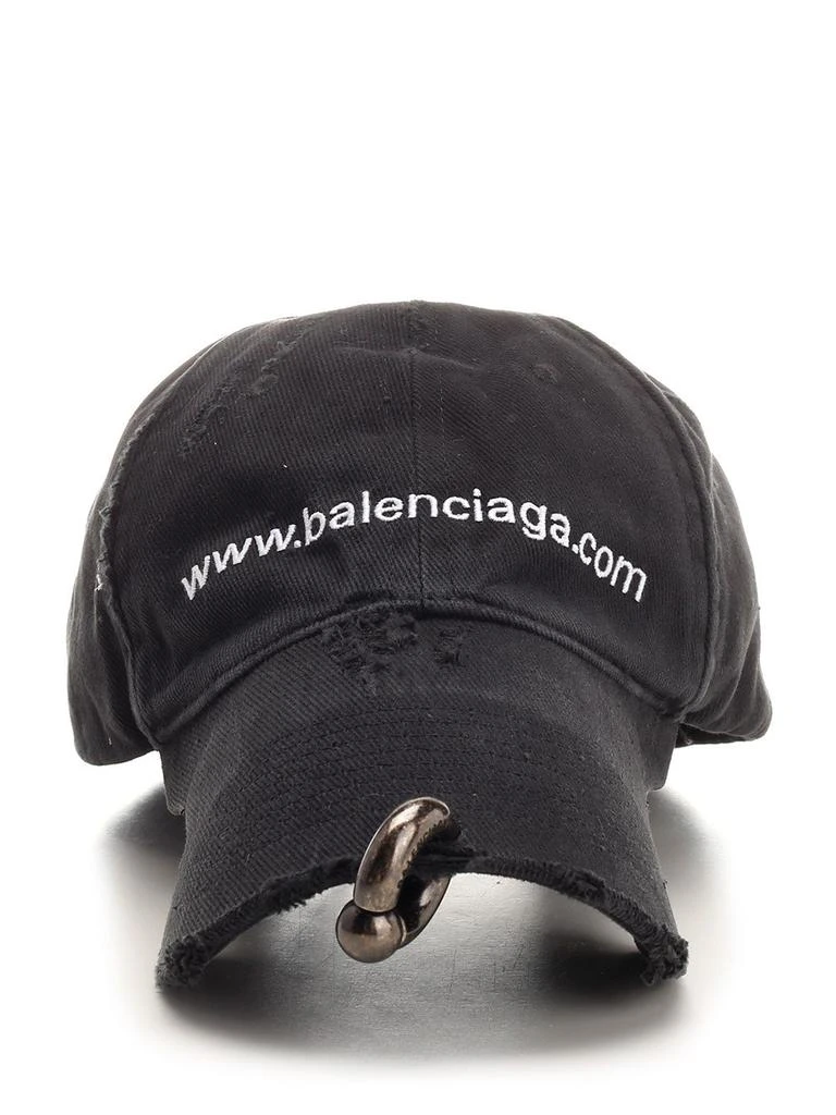 Balenciaga Balenciaga Front Piercing Faded Cap 1