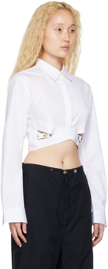 Dion Lee White Interlock Shirt