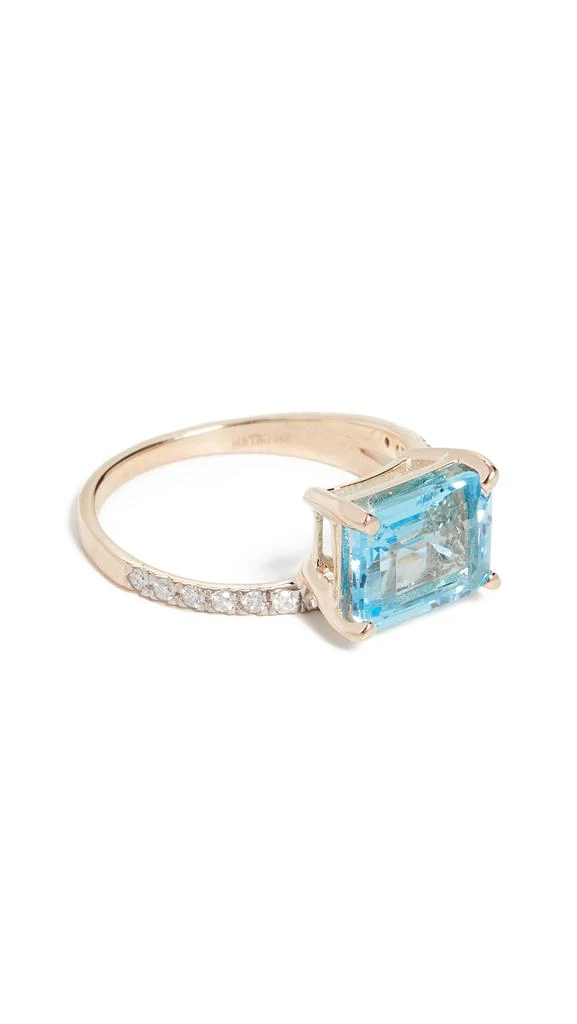 MATEO 14k   Blue Topaz Point of Focus Ring 6