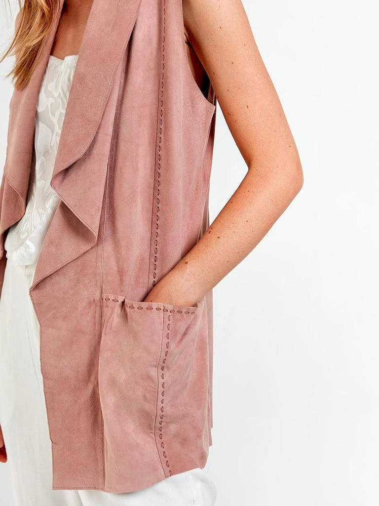 AS by DF Moonlight Suede Drape Vest 4