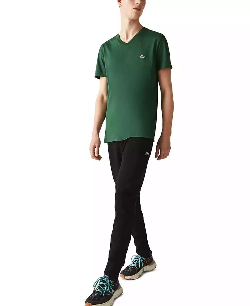 Lacoste Men’s Classic V-Neck Soft Pima Cotton Tee Shirt 1