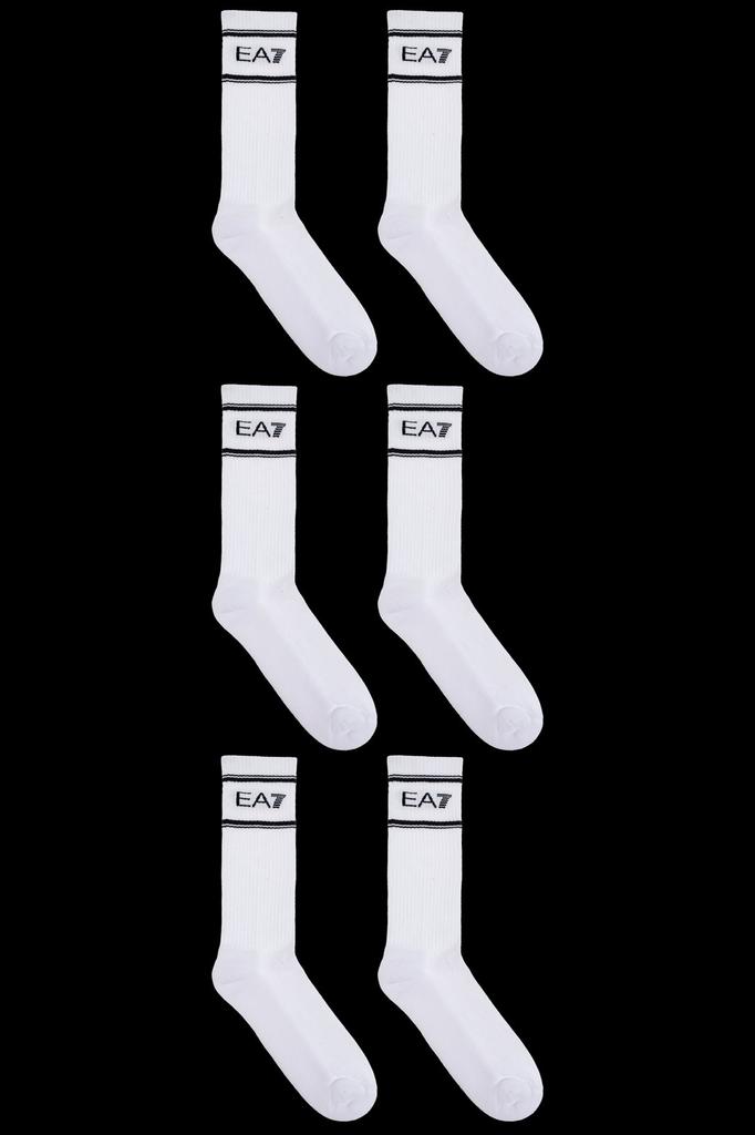 EA7 EMPORIO ARMANI Ea7 Emporio Armani Logo-Intarsia Three Pack Socks