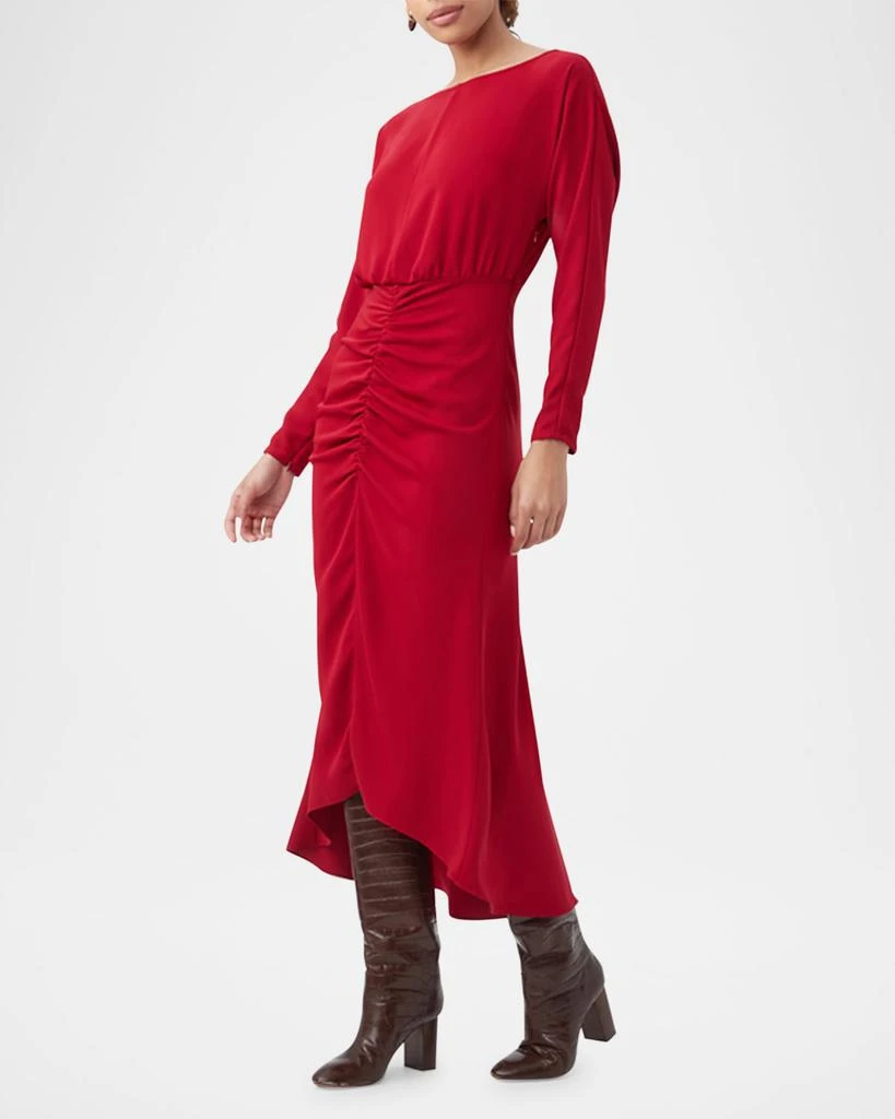 Trina Turk Behati Ruched High-Low Midi Dress 3