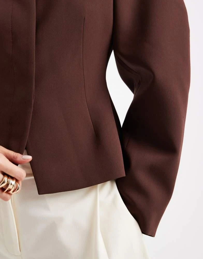 ASOS ASOS DESIGN slash neck blazer 3