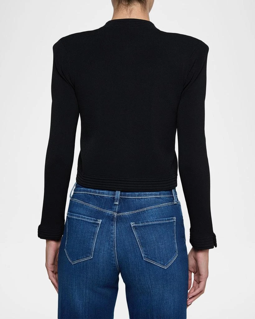 L
Agence Patsy Cropped Crewneck Cardigan 3