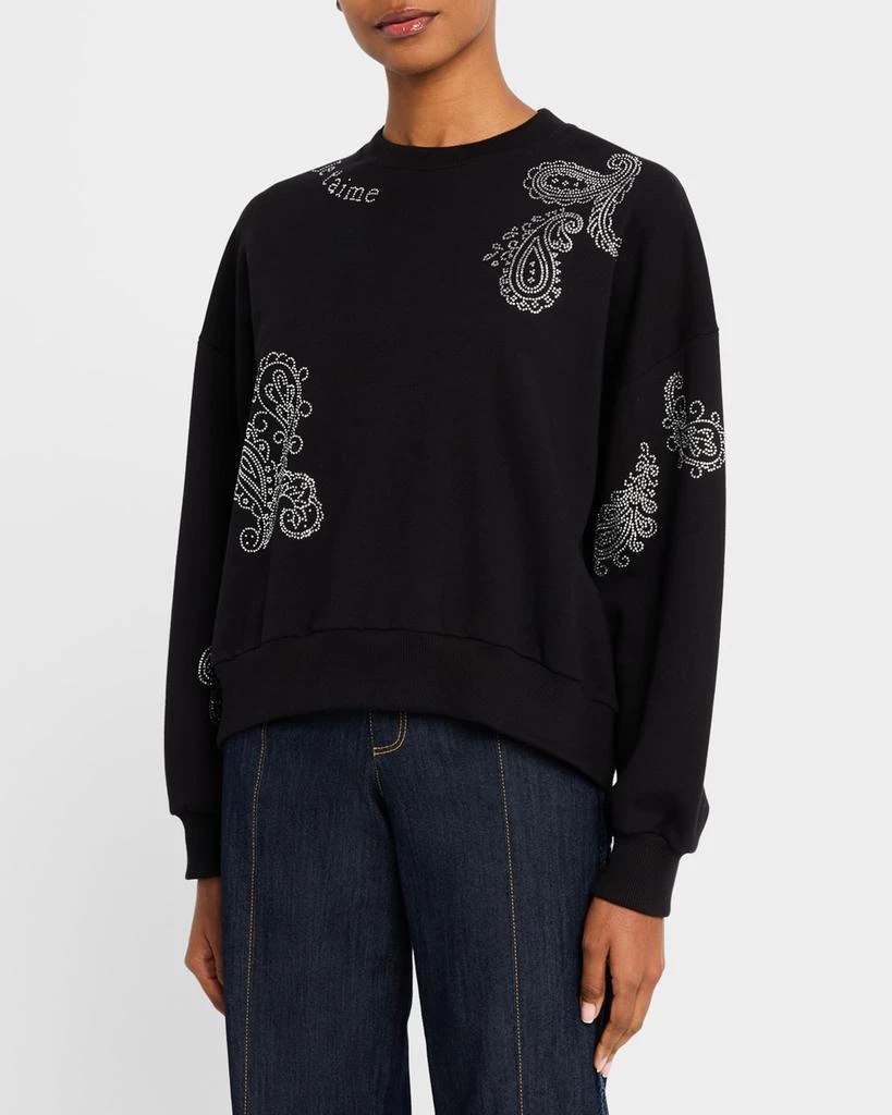 Cinq a Sept Brandy Mini Paisley Sweatshirt 4