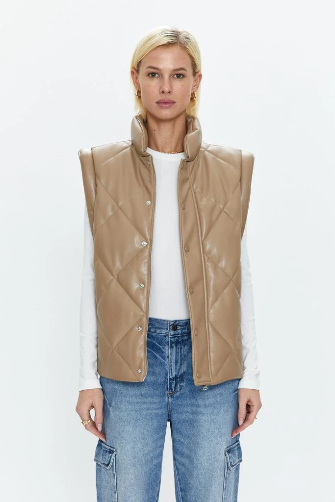 Pistola Denim Candice Puffer Vest - Chai 1