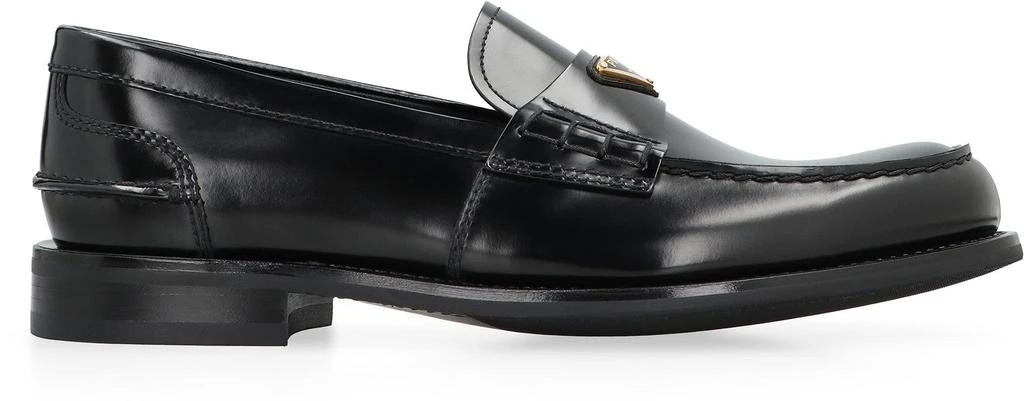 Prada Prada Brushed Leather Loafers 2