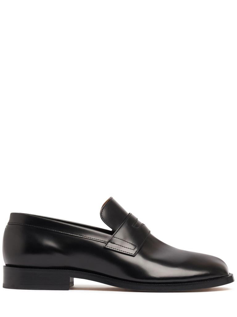 MAISON MARGIELA Brushed Calfskin Leather Tabi Loafers