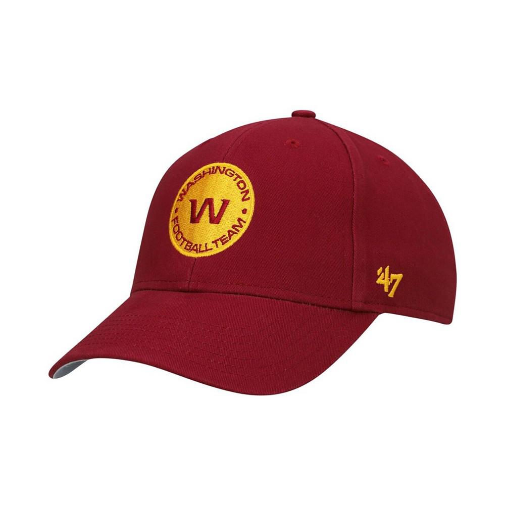 '47 Brand Boys Burgundy Washington Football Team Team Basic MVP Adjustable Hat