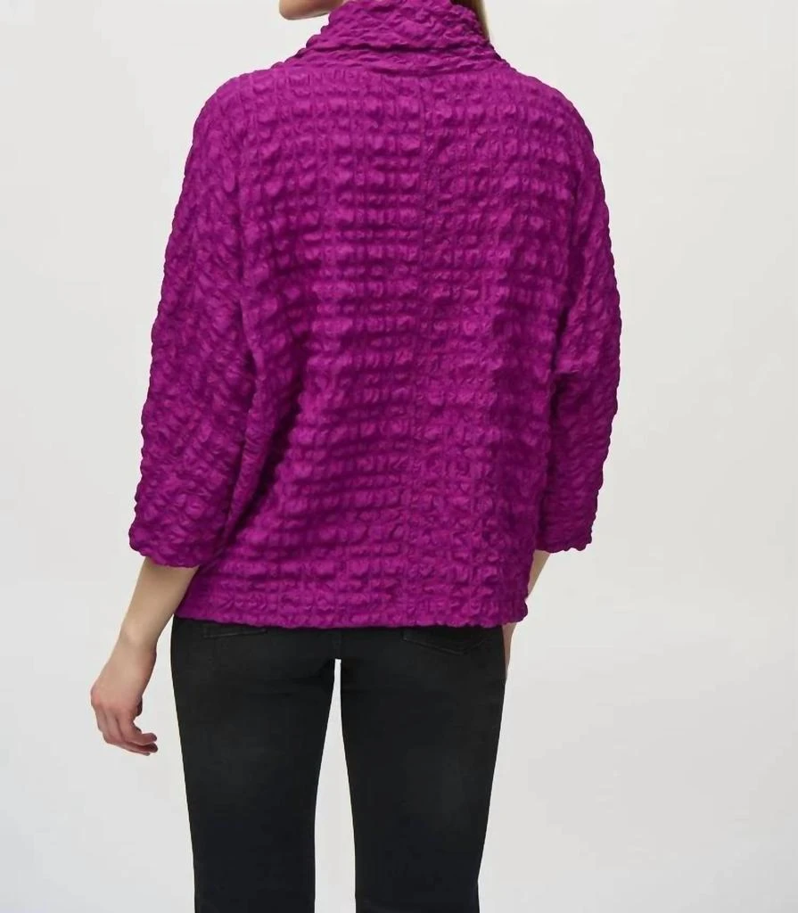 JOSEPH RIBKOFF Joseph Ribkoff - Woven Jacquard Boxy Top 4