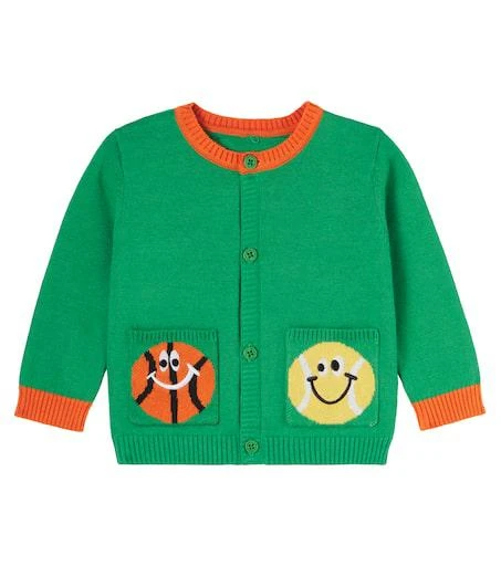 Stella McCartney Baby embroidered cotton cardigan